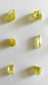 GOLDEN APATITE CRYSTALS