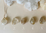 RUTILE QUARTZ CRYSTAL NECKLACE