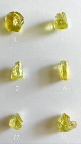 GOLDEN APATITE CRYSTALS