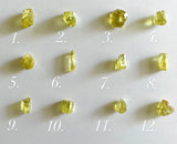 GOLDEN APATITE CRYSTALS
