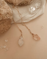 PEACH AURA QUARTZ NECKLACE