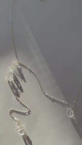 HERKIMER DIAMOND BACKDROP NECKLACE