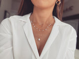 GEMSTONE DROP NECKLACE