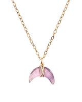 AMETHYST MOON NECKLACE