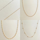 RAW PERIDOT CRYSTAL NECKLACE