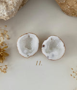 DRUZY AGATE GEODE SET
