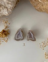 DRUZY AGATE GEODE SET