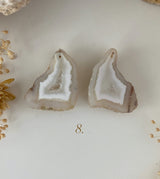 DRUZY AGATE GEODE SET
