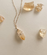 CITRINE CRYSTAL NECKLACE