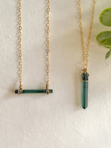 TOURMALINE WAND NECKLACE