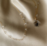 SMOKY HERKIMER DIAMOND NECKLACE