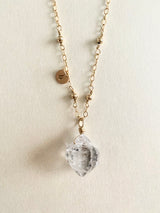 SMOKY HERKIMER DIAMOND NECKLACE