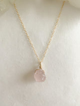 MORGANITE CRYSTAL NECKLACE