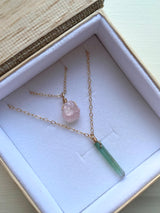 MORGANITE CRYSTAL NECKLACE
