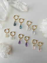 MOSS AQUMARINE BRIOLETTE DROP