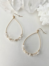 ENCHANTED LOVE TEARDROP HOOPS