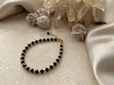 BLACK ONYX BEAD BRACELET