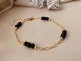 BLACK ONYX OVAL BRACELET
