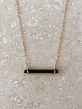 BABY BLACK TOURMALINE NECKLACE