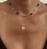 I AM SAFE EVIL EYE NECKLACE