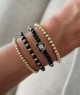 I AM DIVINELY PROTECTED BLACK ONYX BRACELET