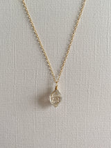GOLDEN HERKIMER DIAMOND NECKLACE