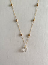 HERKIMER DIAMOND PENDANT NECKLACE
