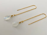 RAINBOW MOONSTONE THREADERS