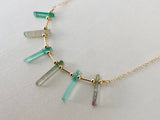 PAPROK TOURMALINE SPIKE NECKLACE