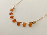 MINI GOLDEN GLOW SUNSTONE NECKLACE