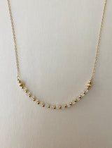 RAINBOW MOONSTONE RONDELLE NECKLACE