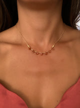 MINI GOLDEN GLOW SUNSTONE NECKLACE