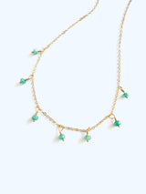 GEMSTONE DROP NECKLACE
