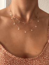 MOONSTONE DROP NECKLACE