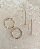 CLASSIC GOLD TUBE HOOPS