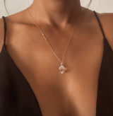 HERKIMER DIAMOND BACKDROP NECKLACE