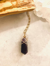 AMETHYST CRYSTAL NECKLACE