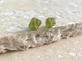 PERIDOT WRAP STUDS