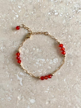 CARNELIAN GEMSTONE BRACELET