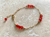 CARNELIAN GEMSTONE BRACELET