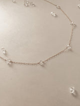 HERKIMER ROSARY NECKLACE