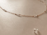 BABY HERKIMER ROSARY NECKLACE