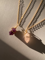 MINI AMETHYST CRYSTAL NECKLACE