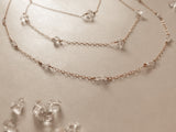 HERKIMER ROSARY NECKLACE