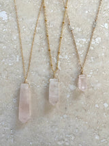 DIVINE LOVE MORGANITE NECKLACE