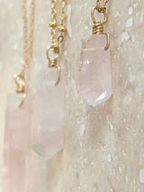 DIVINE LOVE MORGANITE NECKLACE
