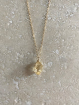 RAW CITRINE CRYSTAL NECKLACE