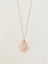 ROSE QUARTZ CRYSTAL NECKLACE