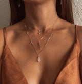 DIVINE LOVE MORGANITE NECKLACE