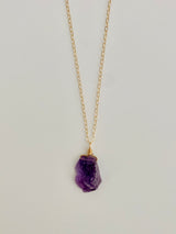 RAW AMETHYST NECKLACE